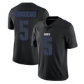 NY.Giants #5 Kayvon Thibodeaux Player Black Impact Limited Home Game STECN Stitched Jerseys