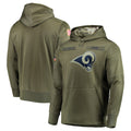 LA.Rams ## Rams Blank Player Olive Salute to Service Pullover Hoodies Home Game STECN Stitched Jerseys