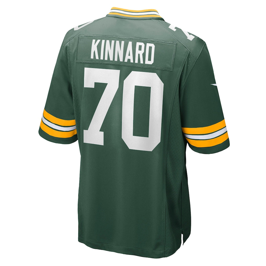 STECN GB.Packers #70 Darian Kinnard Green Team Game Jersey