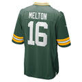 STECN GB.Packers #16 Bo Melton Green Team Game Jersey