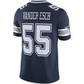 STECN D.Cowboys #55 Leighton Vander Esch Navy Vapor Limited Player Jersey