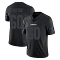 D.Cowboys #60 Tyler Guyton Player Black Impact Limited Home Game STECN Stitched Jerseys