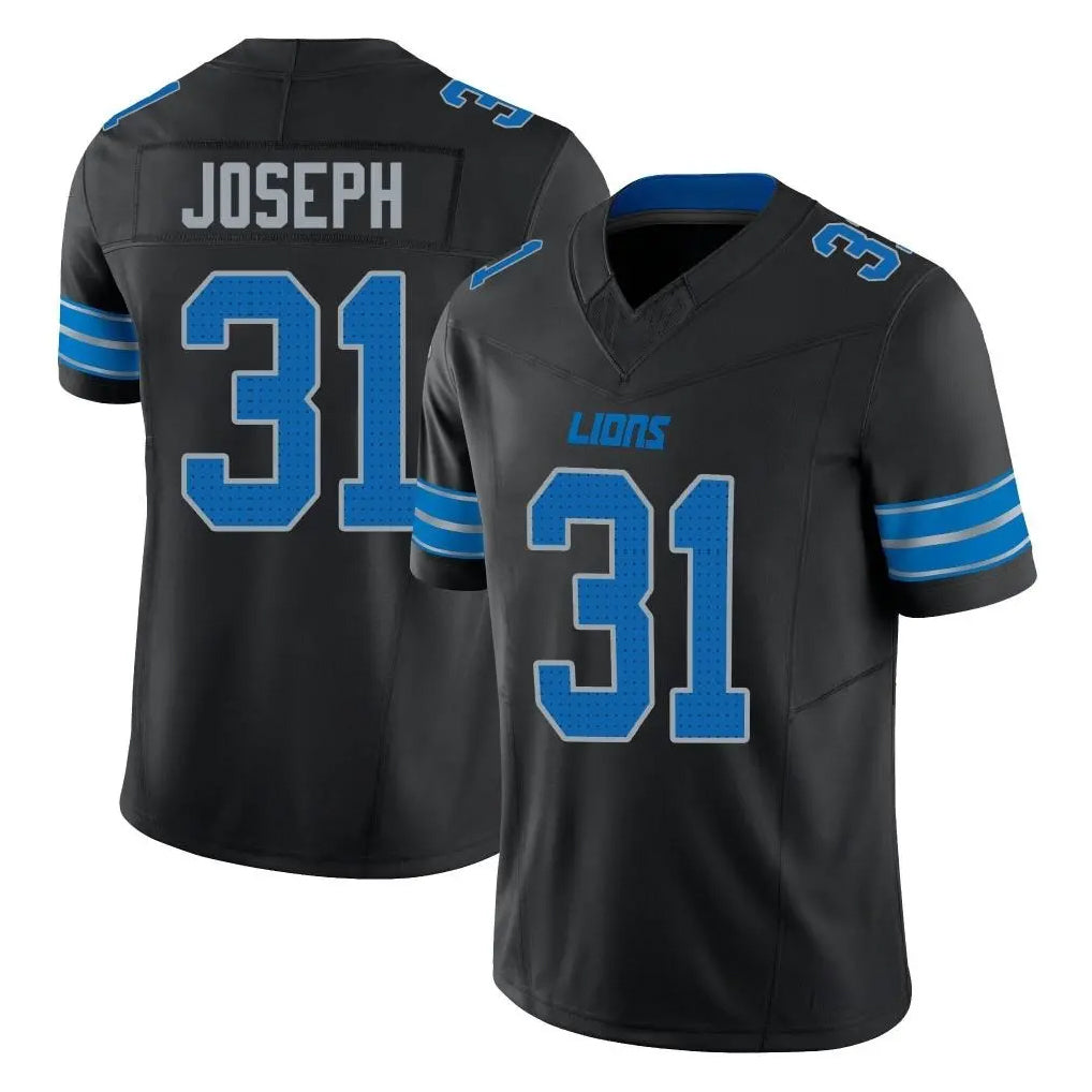 D.Lions #31 Kerby Joseph Player Black Alternate Vapor F.U.S.E. Limited Home Game STECN Stitched Jerseys