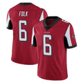 A.Falcons #6 Nick Folk Player Red Color Vapor Untouchable Limited Home Game STECN Stitched Jerseys