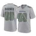 S.Seahawks #88 AJ Barner Player Gray Atmosphere Fashion Home Game STECN Stitched Jerseys