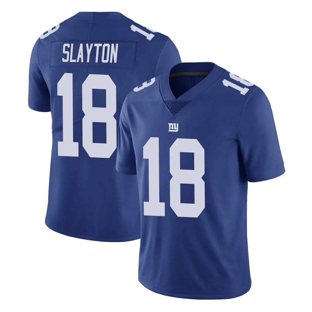 NY.Giants #18 Darius Slayton Player Royal Limited Vapor Untouchable Home Game STECN Stitched Jerseys