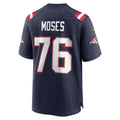 STECN NE.Patriots #76 Morgan Moses Navy Team Game Jersey