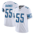 D.Lions #55 Derrick Barnes Player White Limited Vapor Untouchable Home Game STECN Stitched Jerseys