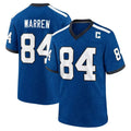 IN.Colts #84 Tyler Warren Player Royal Alternate Indiana Nights Home Game STECN Stitched Jerseys