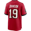 STECN TB.Buccaneers #19 Keyshawn Johnson Red Game Retired Player Jersey