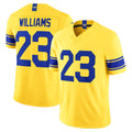 LA.Rams #23 Kyren Williams Player Gold Classic Sol Vapor F.U.S.E. Home Game STECN Stitched Jerseys
