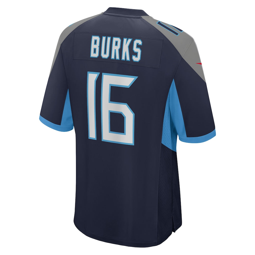 STECN T.Titans #16 Treylon Burks Navy Player Game Jersey