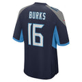 STECN T.Titans #16 Treylon Burks Navy Player Game Jersey