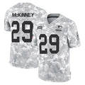 GB.Packers #29 Xavier McKinney Player Arctic Camo Salute To Service Limited STECN Stitched Jerseys