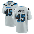 D.Lions #45 Devin White Player Silver 2026 Rivalries Collection Home Game STECN Stitched Jerseys
