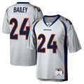 D.Broncos #24 Champ Bailey Player Platinum Mitchell & Ness 2006 Legacy Limited Game STECN Stitched Jerseys