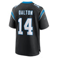 STECN C.Panthers #14 Andy Dalton Black Team Game Jersey