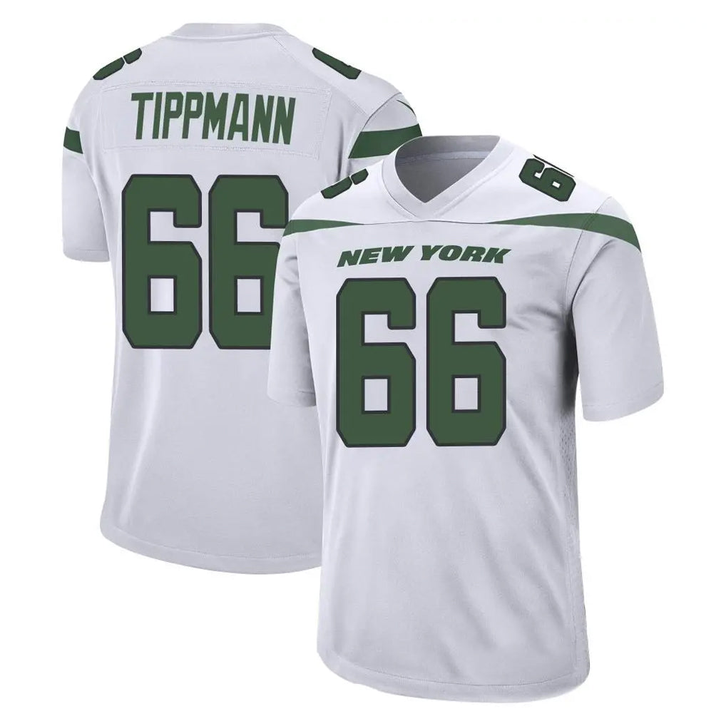 NY.Jets #66 Joe Tippmann Player White Spotlight Home Game STECN Stitched Jerseys