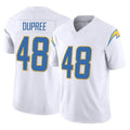 LA.Chargers #48 Bud Dupree Player White Limited Vapor F.U.S.E. Home Game STECN Stitched Jerseys
