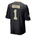 STECN NO.Saints #1 Groom Black Game Jersey