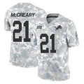 D.Lions #21 Roger McCreary Player Arctic Camo Salute To Service Limited STECN Stitched Jerseys