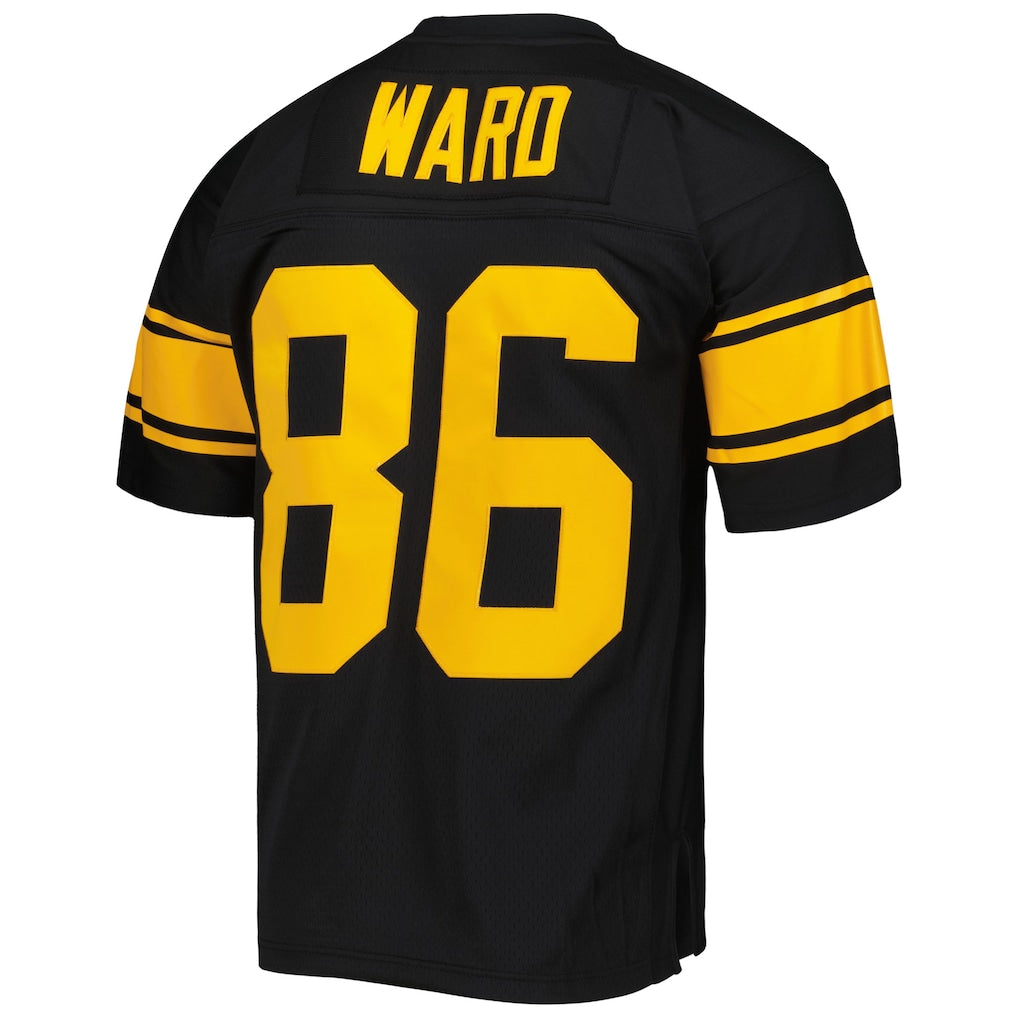 STECN P.Steelers #86 Hines Ward Mitchell & Ness Black Legacy Replica Jersey