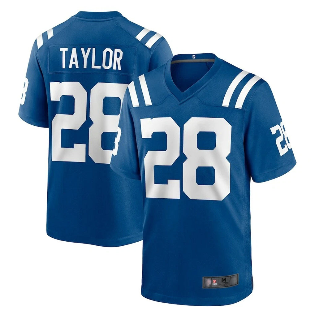 IN.Colts #28 Jonathan Taylor Player Royal Home Game STECN Stitched Jerseys