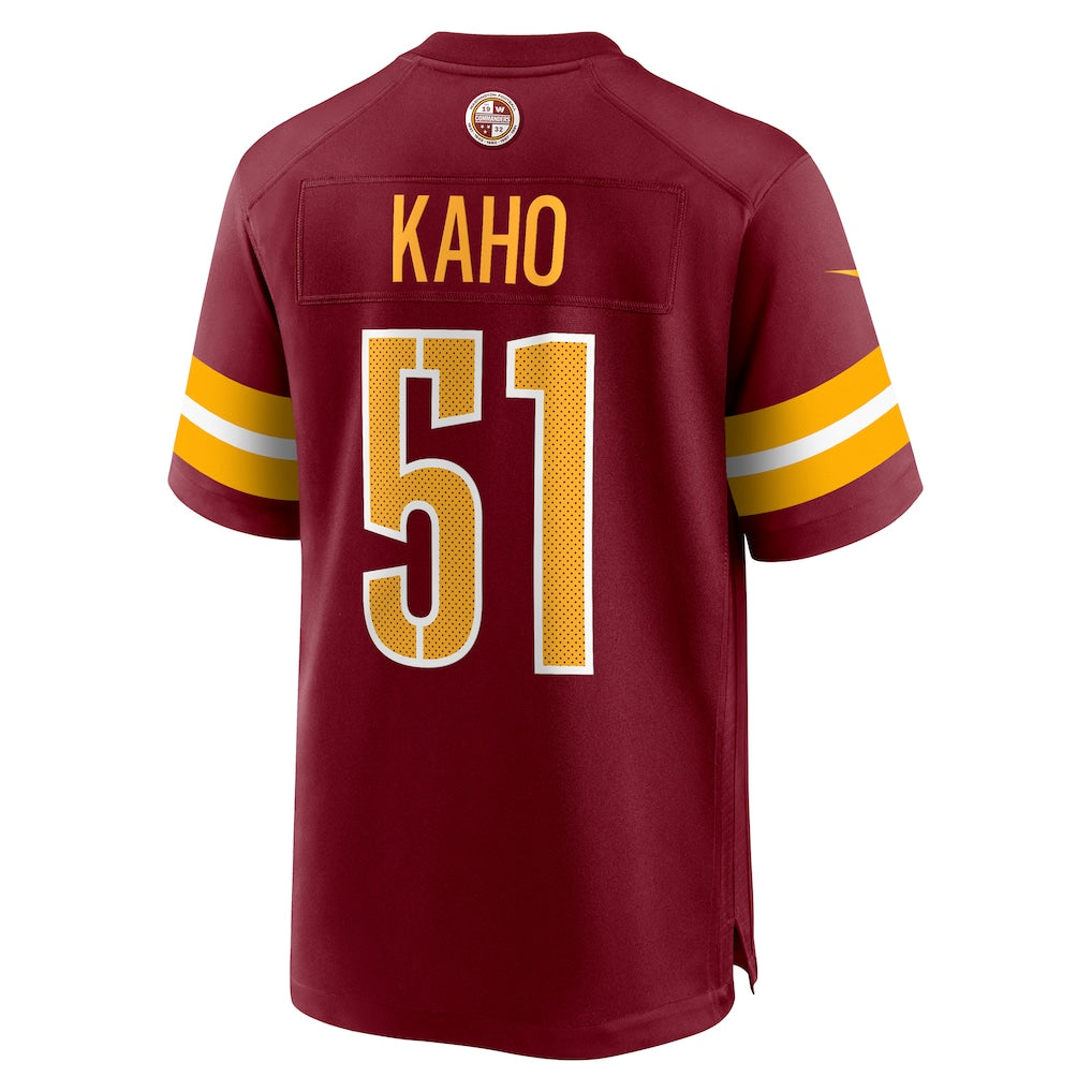 STECN W.Commanders #51 Ale Kaho Burgundy Team Game Jersey