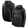 M.Dolphins ## Dolphins Blank Player Black Salute to Service Hoodies Limited Game STECN Stitched Jerseys