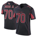 A.Cardinals #70 Paris Johnson Jr. Player Black Limited Color Rush Vapor Untouchable Home Game STECN Stitched Jerseys