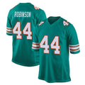 M.Dolphins #44 Chop Robinson Player Aqua Alternate Home Game STECN Stitched Jerseys