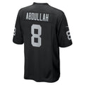 STECN LV.Raiders #8 Ameer Abdullah Black Team Game Jersey