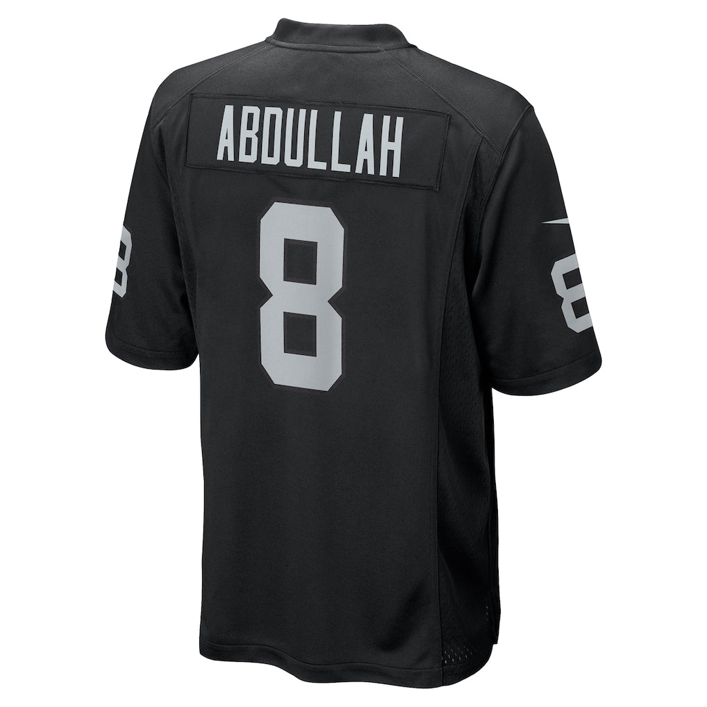 STECN LV.Raiders #8 Ameer Abdullah Black Team Game Jersey