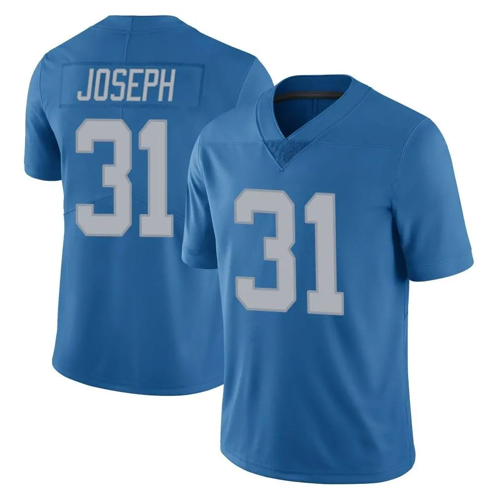 D.Lions #31 Kerby Joseph Player Blue Limited Throwback Vapor Untouchable STECN Stitched Jerseys