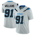 D.Lions #91 Tyleik Williams Player Silver Limited 2026 Rivalries Collection Home Game STECN Stitched Jerseys