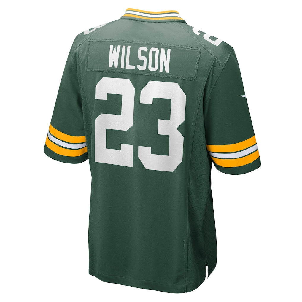 STECN GB.Packers #23 Emanuel Wilson Green Team Game Jersey