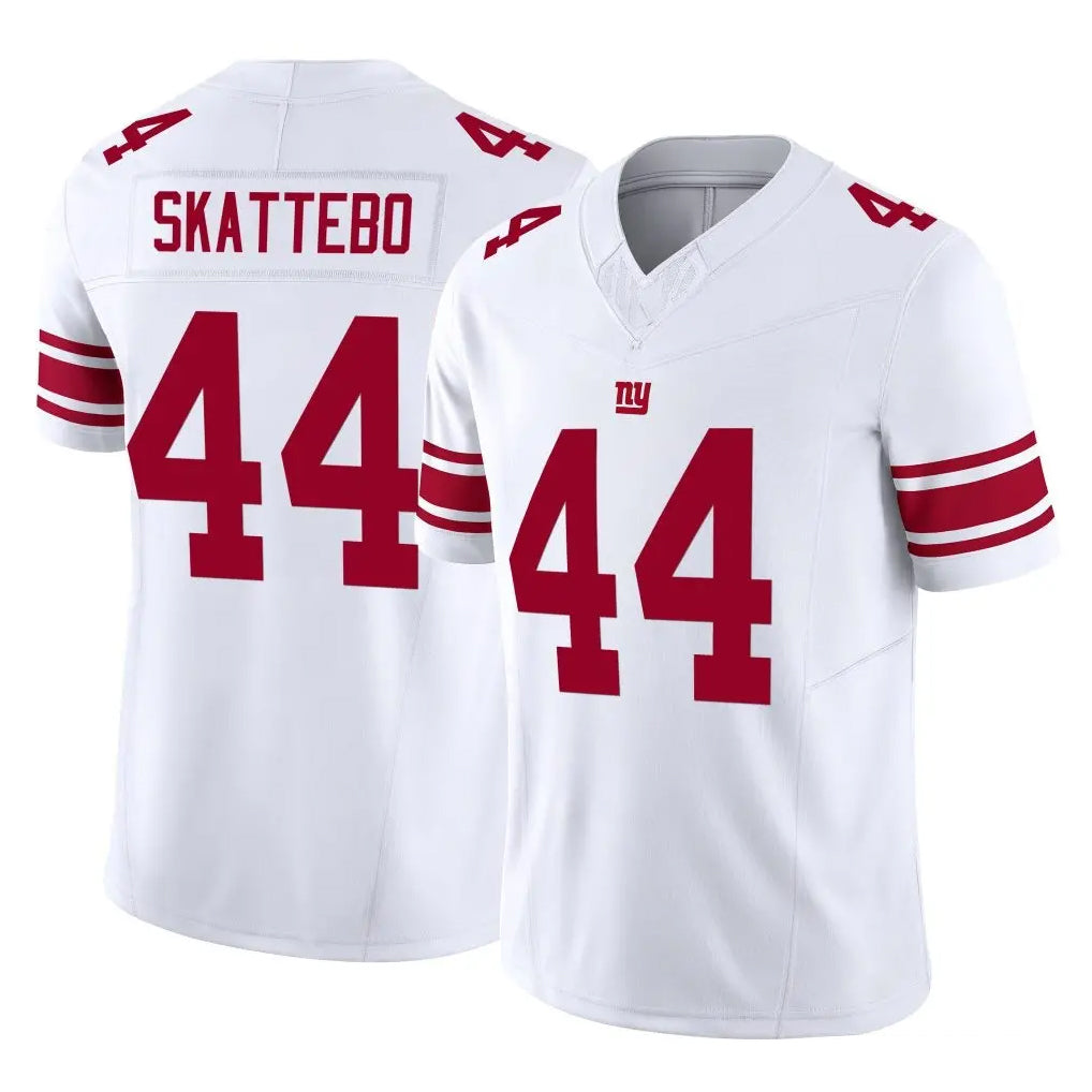 NY.Giants #44 Cam Skattebo Player White Limited Vapor F.U.S.E. Home Game STECN Stitched Jerseys
