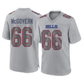 B.Bills #66 Connor McGovern Player Gray Home Game STECN Stitched Jerseys