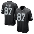 LV.Raiders #87 Michael Mayer Player Black Home Game STECN Stitched Jerseys