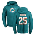M.Dolphins #25 Tyrel Dodson Player Aqua LOGO Pullover Hoodies Limited STECN Stitched Jerseys