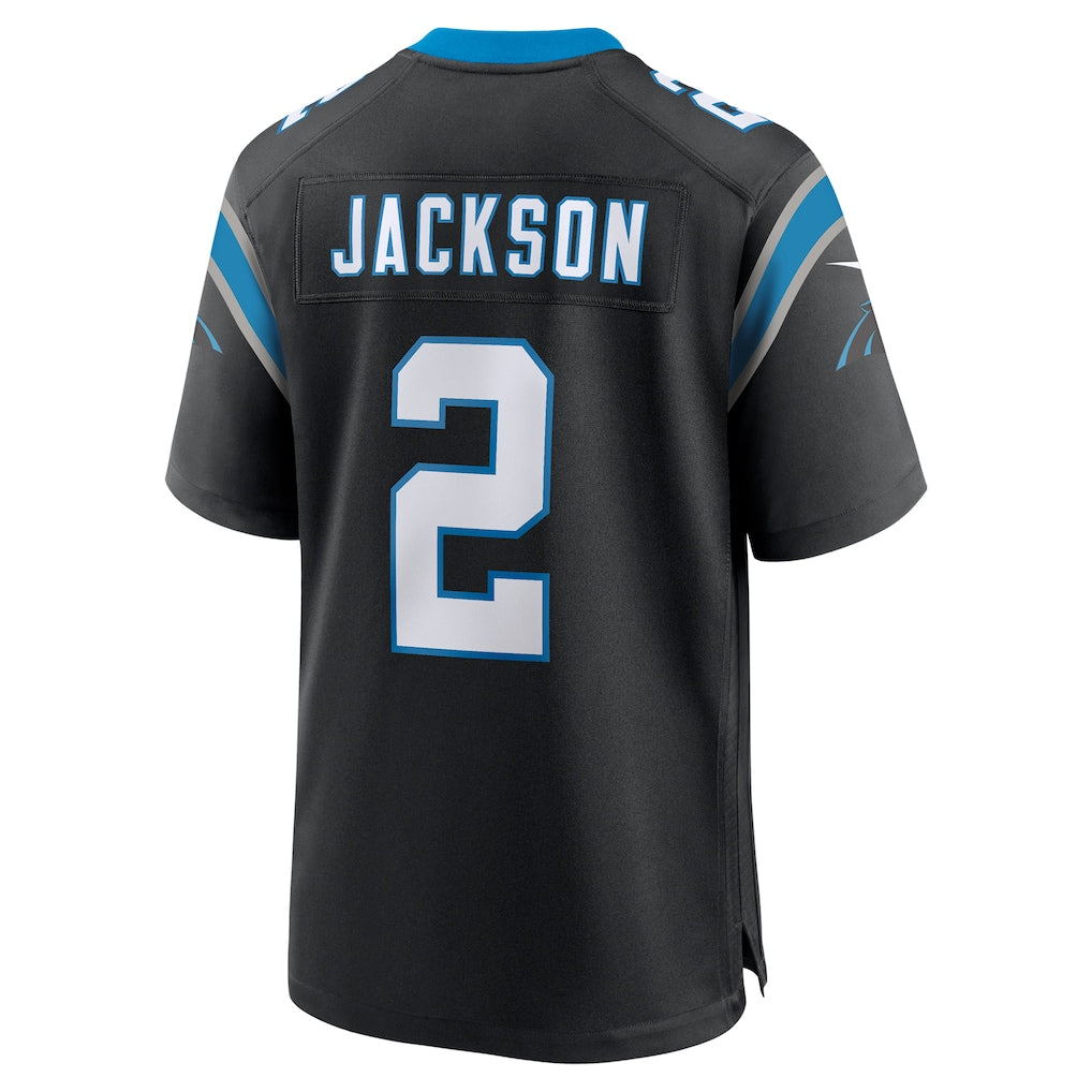 STECN C.Panthers #2 Mike Jackson Black Game Jersey