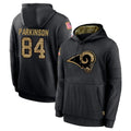 LA.Rams #84 Colby Parkinson Player Black Salute to Service Hoodies Limited Game STECN Stitched Jerseys