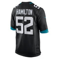 STECN J.Jaguars #52 DaVon Hamilton Black Game Jersey