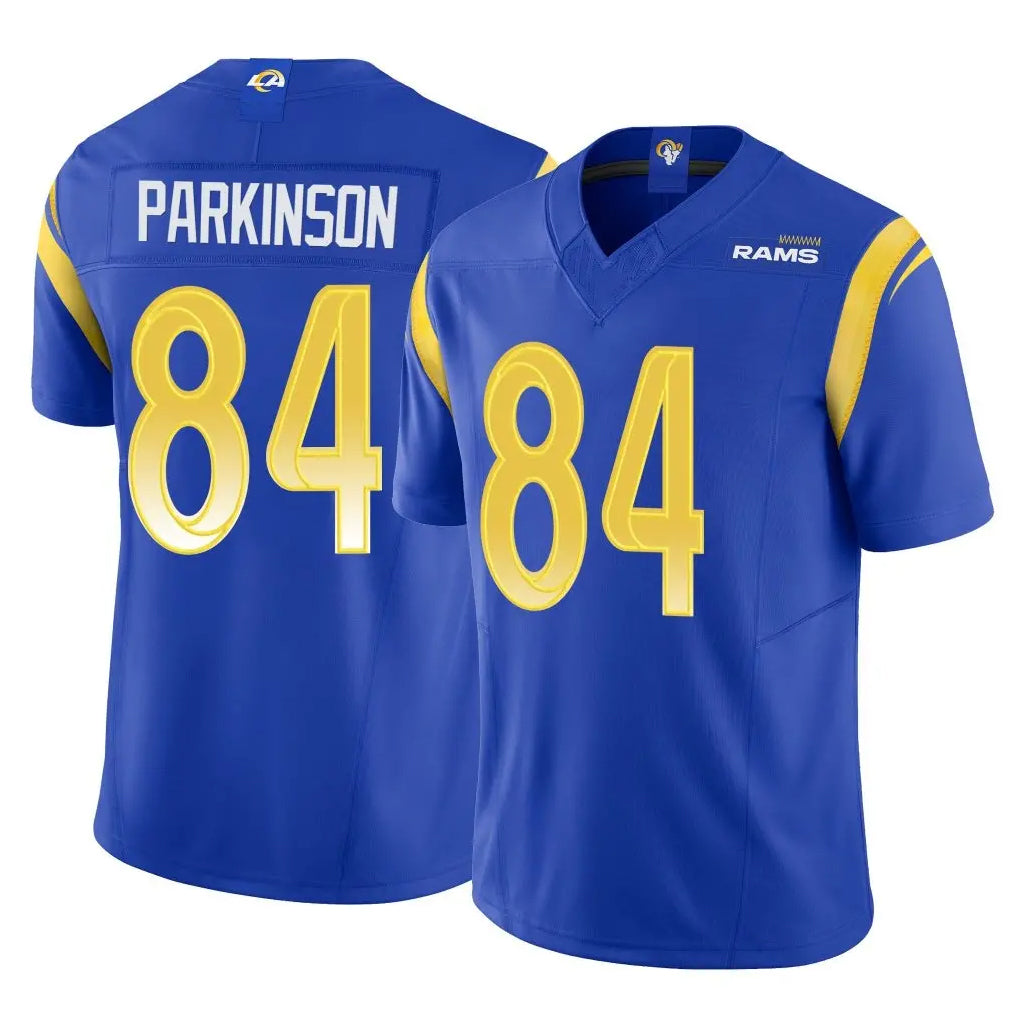 LA.Rams #84 Colby Parkinson Player Royal Limited Vapor F.U.S.E. Home Game STECN Stitched Jerseys