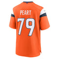 STECN D.Broncos #79 Matt Peart Orange Team Game Jersey