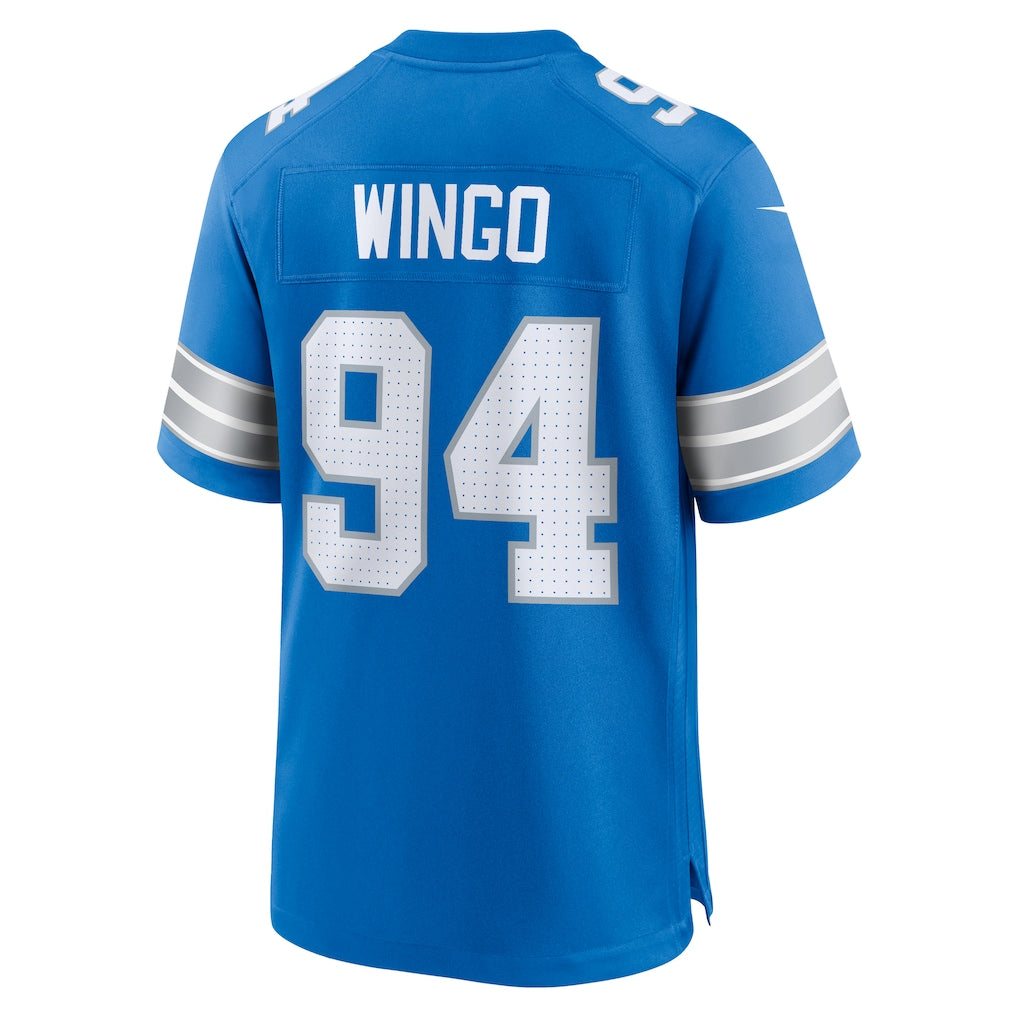 STECN D.Lions #94 Mekhi Wingo Blue Team Game Jersey