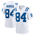 IN.Colts #84 Tyler Warren Player White Home Game STECN Stitched Jerseys