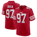 STECN SF.49ers #97 Nick Bosa Player Scarlet Player Game Stitched Jerseys