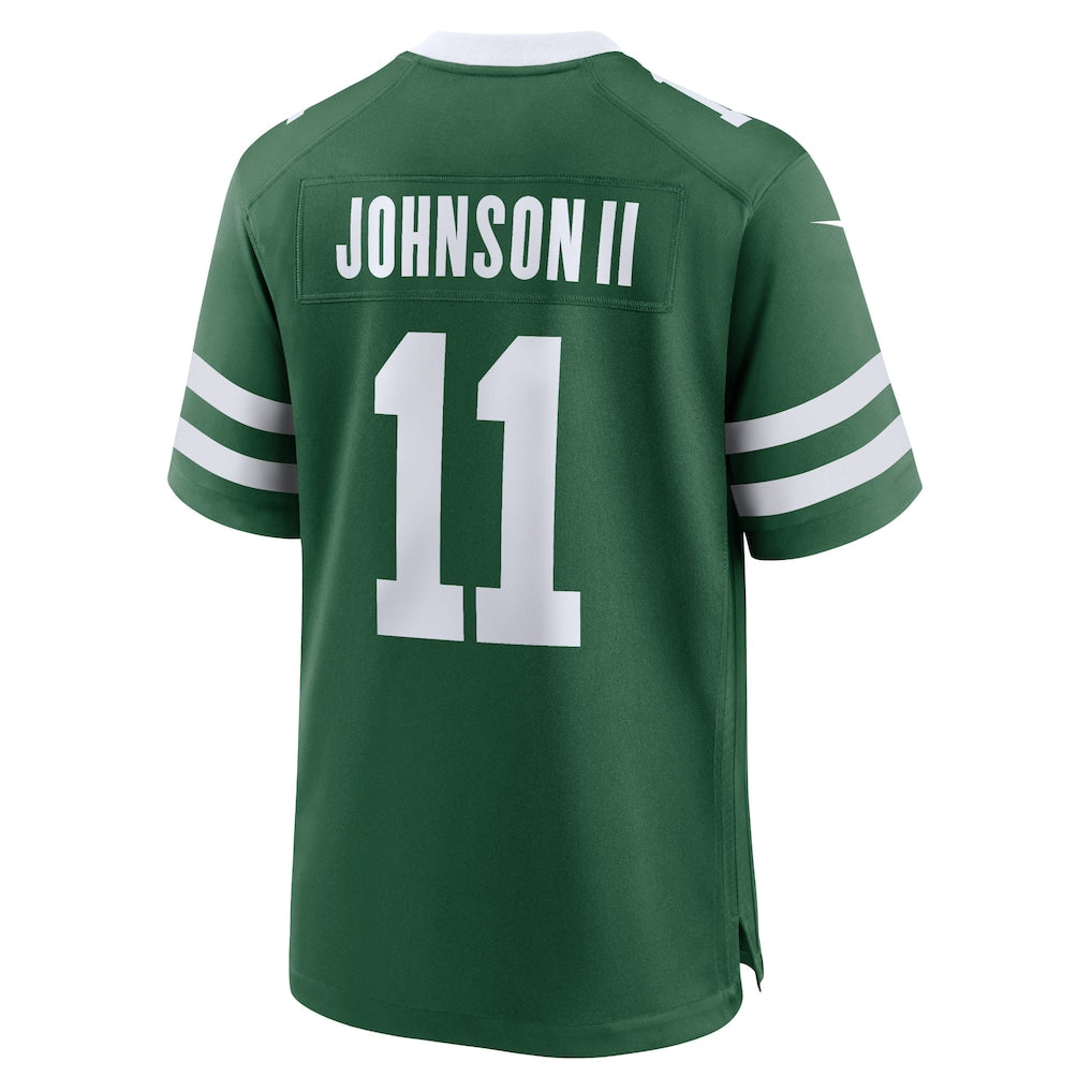 STECN NY.Jets #11 Jermaine Johnson II Legacy Green Game Jersey