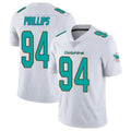 M.Dolphins #94 Jordan Phillips Player White Limited Vapor Untouchable Home Game STECN Stitched Jerseys